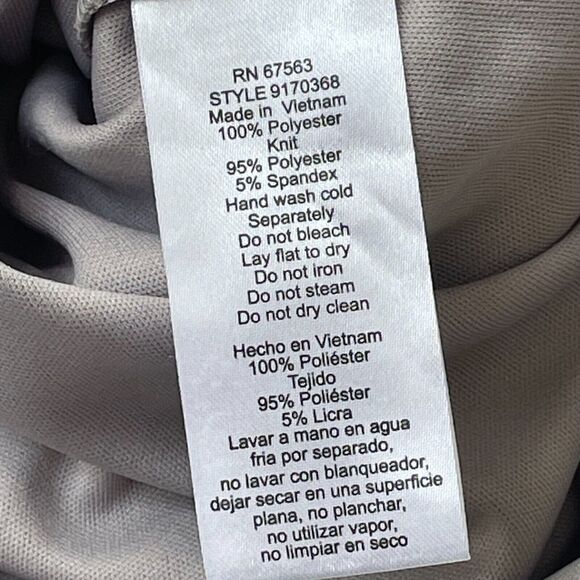 SLNY New York Dress Size 6 Formal Gray Wedding Bride Beaded Layered Holiday - Picture 10 of 16